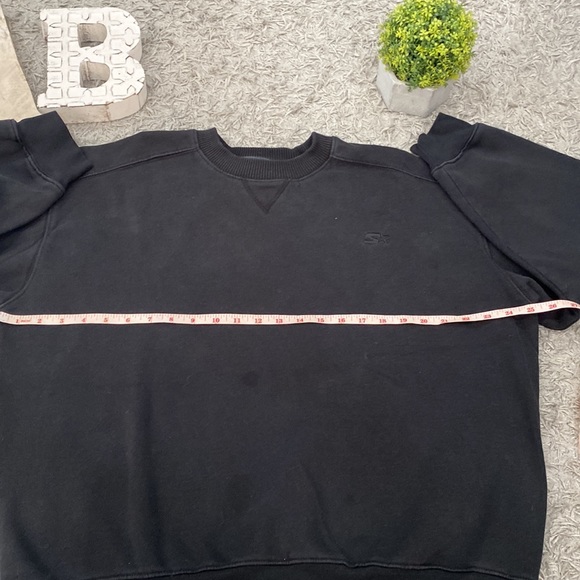 Starter Men's Black Sweater Large - Picture 3 of 7
